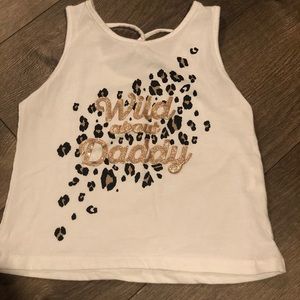 Wild about daddy toddler tank top,great condition!